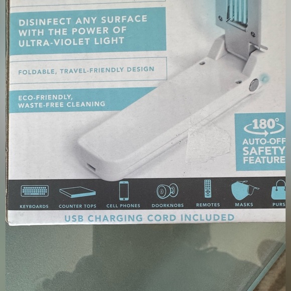 LIGHTSWEEP Portable UV-C Sanitizing Wand-zoom in for all the details! Chargeable - Picture 3 of 7